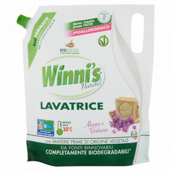 Detergent lichid rufe hipoalergenic Winni’s Naturel cu Aleppo si verbena 25spalari 1250ml