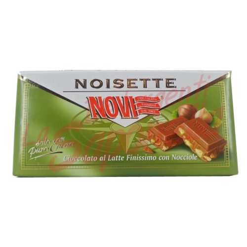 Ciocolata Novi fara gluten cu lapte si alune 100 gr
