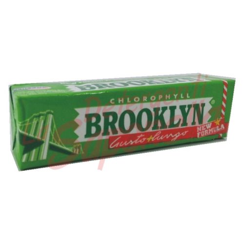 Guma de mestecat Brooklyn cu clorofila 25 gr-9 bucati
