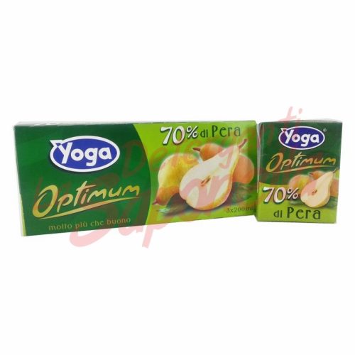 Suc Yoga cu pere si vitamina C fara gluten 3X200 ml