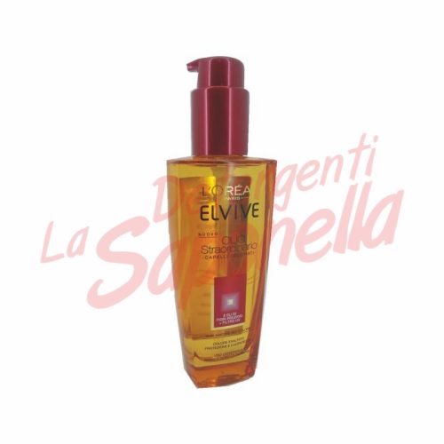 Ulei de par L'oreal Elvive cu 6uleiuri din flori pretioase+filtru UV pentru par vopsit 100 ml