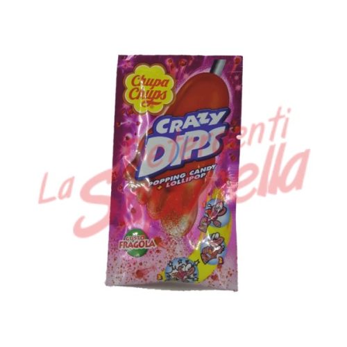 Acadea Crazy Dips Chupa Chups cu capsuni 14 gr