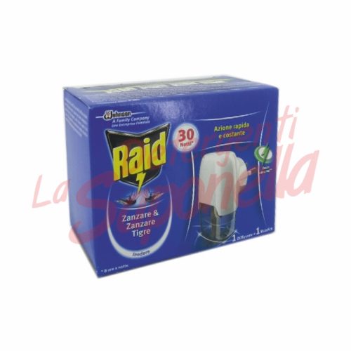 Aparat electric anti-tantari Raid -rezerva lichida-fara parfum-1 rezerva