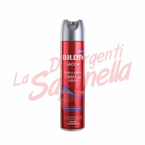 Spray fixativ par Bilba cu seminte de in si cristale lichide fixare extra puternica 250 ml