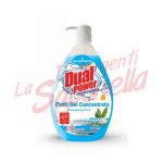 Detergent de vase Dual Power Profesional gel-salvie si bicarbonat 1000 ml