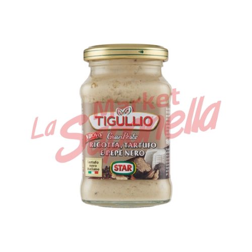 Sos pesto Tigullio cu Ricotta,trufa,piper negru 185g