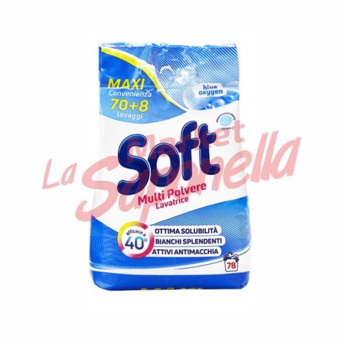 Detergent pulbere clasic blue oxygen Soft 4.680 kg – 78 spalari