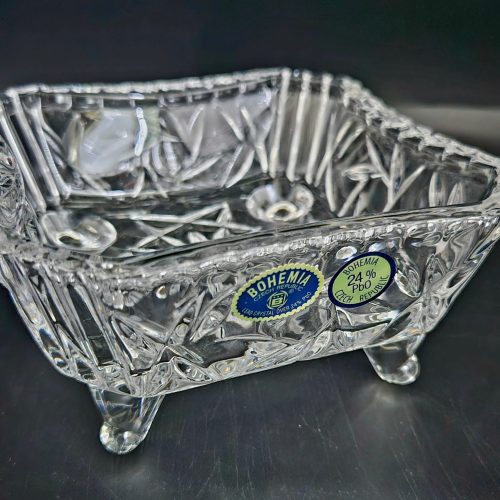 Bol Ingrid din cristal de BOHEMIA cu 4 picioruse