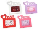Rama foto colorata din lemn cu decor Love -1buc