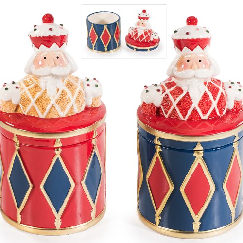 Borcan ceramic pentru alimente cu spărgător de nuci-1buc