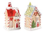 Borcan alimentar din ceramica în formă de căsuță -1 buc