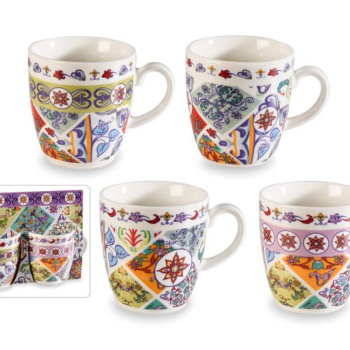 Set cadou cu 2 cesti din portelan "Maiolica"