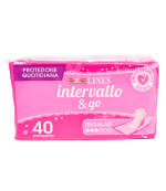 Absorbante Lines Intervallo bumbac zilnice 40bucati
