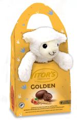 Oua Witor's Golden cu ciocolata, lapte,alune si cereale 120gr