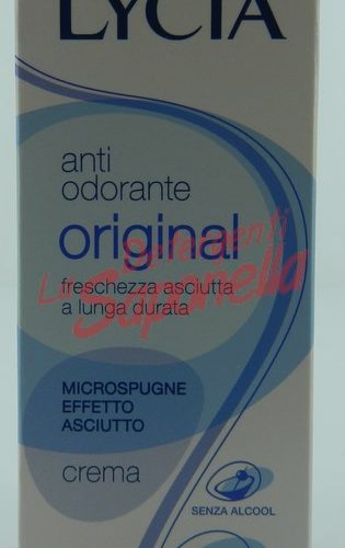 Antiperspirant crema Lycia original 30 ml