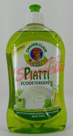 Detergent de vase Chante Clair eco cu parfum de uleiuri esentiale de lamaie si busuioc 500 ml