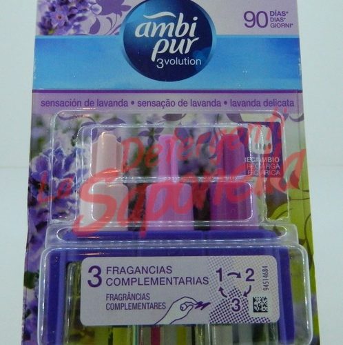 Rezerva odorizant camera Ambi Pur pentru aparatul electric 3 arome cu lavanda 21 ml