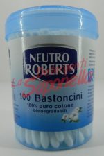 Betisoare de urechi Neutro Roberts 100% bumbac pur biodegradabil-100 bucati
