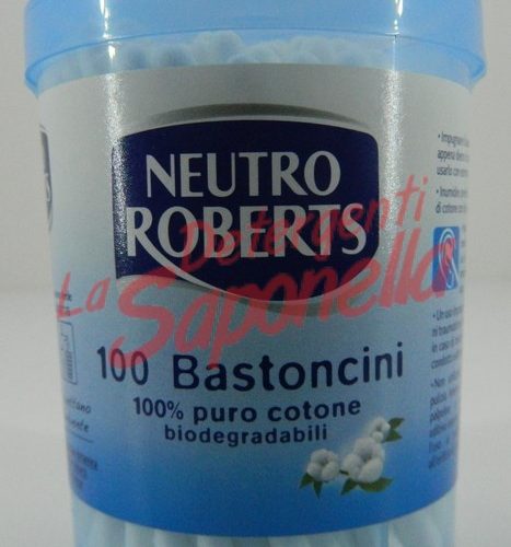 Betisoare de urechi Neutro Roberts 100% bumbac pur biodegradabil-100 bucati