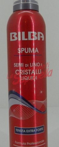 Spuma de par Bilba extra puternica protejeaza si ilumineaza cu seminte de in si cristale lichide 200 ml
