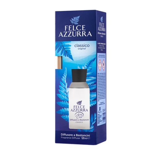 Odorizant camera Felce Azzurra cu betisoare clasic original 120 ml