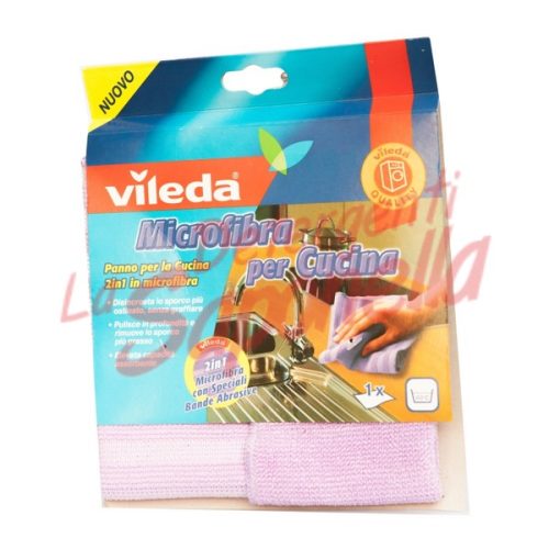 Laveta bucatarie Vileda 2 in 1 cu microfibra