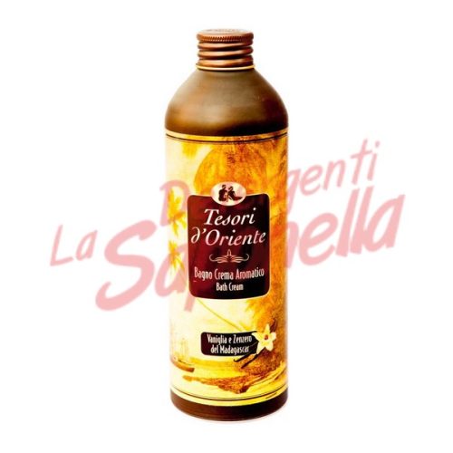 Crema de dus Tesori d'oriente cu vanilie si ghimbir din Madagascar 500 ml