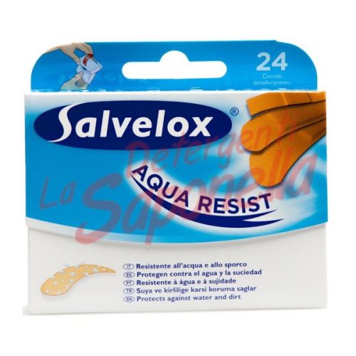 Plasturi Salvelox rezistenti la apa hipoalergenici-24bucati