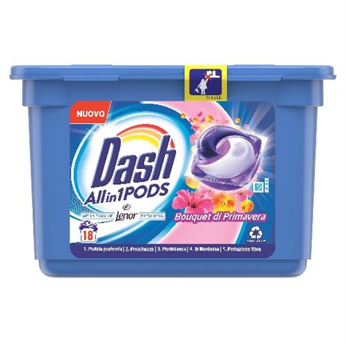 Detergent pernute Dash Bouquet de primavara 428.4 g 18 spalari