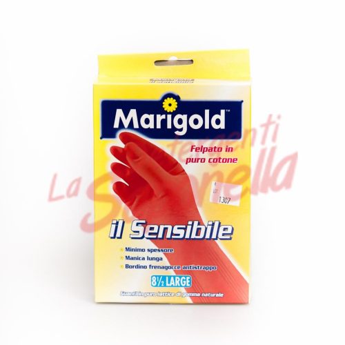 Manusi latex Marigold din cauciuc natural Il Sensibile marimea: L-1 pereche