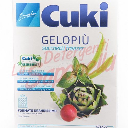 Pungi Cuki pentru congelator format mare 35 X 50 cm-10 bucati