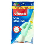 Manusi latex Vileda sensibilitate maxima Extra Sensation marimea: S-1 pereche