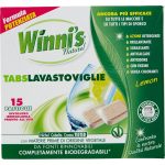 Tablete Winni's Naturel pentru masina de spalat vase cu lamaie 15 buc