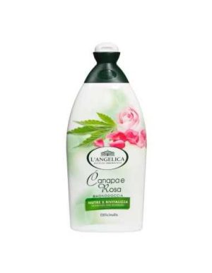 Gel de dus L"Angelica cu canepa si trandafrir roz 500ml