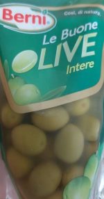 Masline verzi Berni cu samburi in saramura 200gr