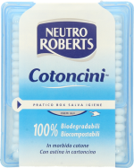 Betisoare de urechi Neutro Roberts 100% bumbac 260 bucati