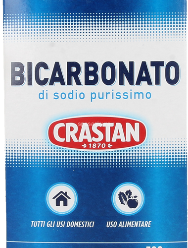 Bicarbonat de sodiu Crastan pur pentru uz alimentar 500 gr