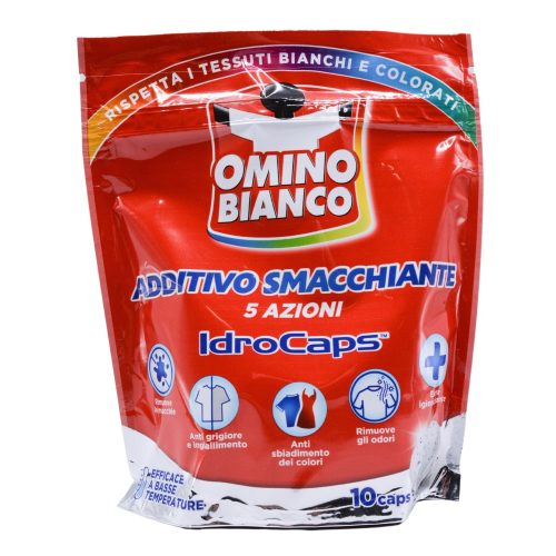 Aditiv capsule pentru pete Omino Bianco 200 gr-10 capsule