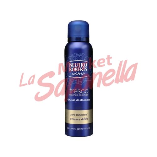Neutro Roberts barbati antiperspirant spray apa de colonie-150 ml