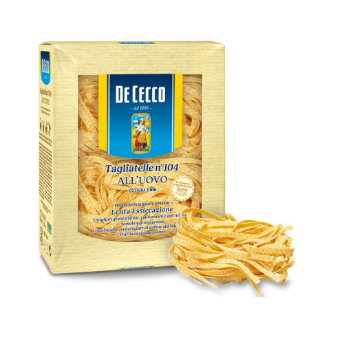 Paste cu ou De Cecco “Tagliatelle” Nr.104 250 g