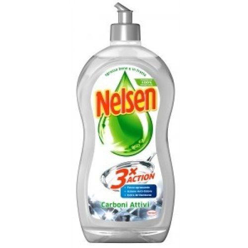 Detergent de vase Nelsen cu carbon activ 850 ml