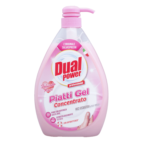 Detergent de vase Dual Power Profesional-delicat cu mainile 1000 ml