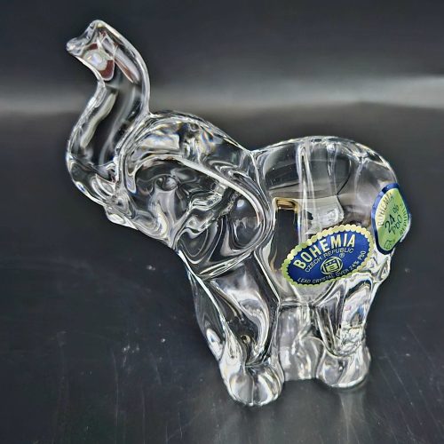 Figurina Elefant din Cristal de Bohemia
