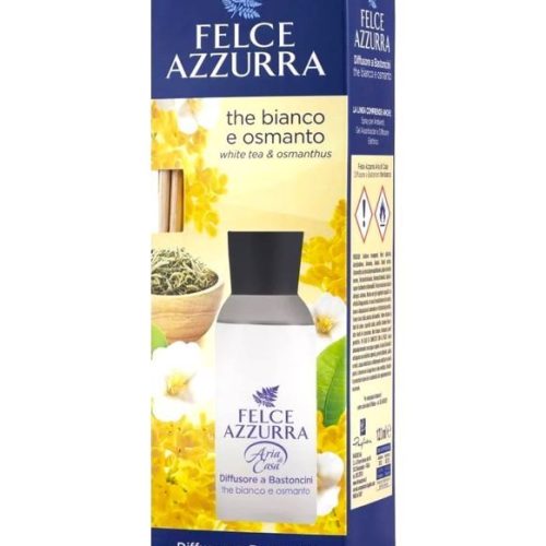Odorizant camera Felce Azzurra cu betisoare ceai alb si osmanthus 120 ml