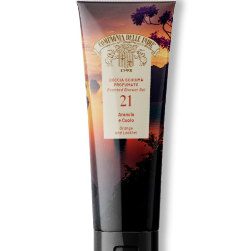 Gel De Dus Compagnia delle Indie 21 Portocala Si Piele 250 ml