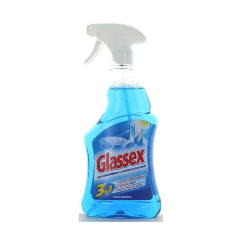 Spray Glassex multifunctional si sticla cu amoniac 500 ml