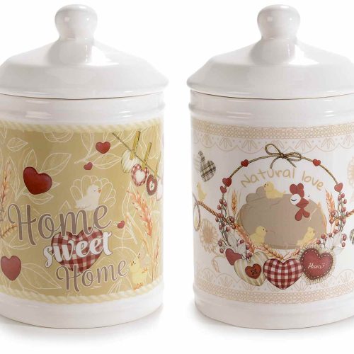 Borcan pentru alimente din ceramica -1buc