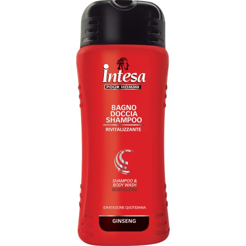 Sampon si gel de dus Intesa Pour Homme cu ginseng 500 ml