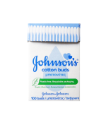 Betisoare de urechi Johnson's cu bumbac, moi,  extra-delicate-100 bucati
