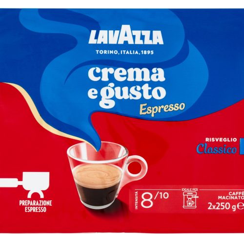 Cafea macinata Lavazza Crema e Gusto Espresso 2* 250 gr